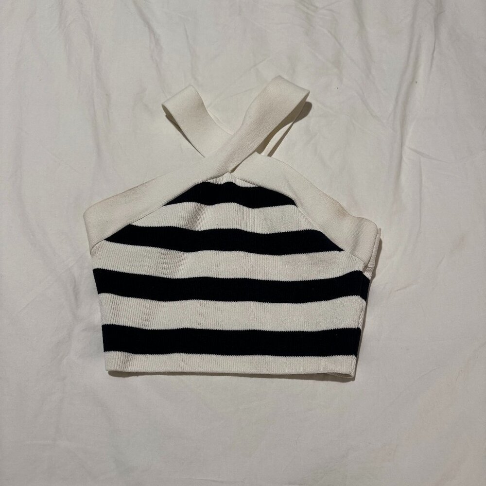 Aritzia Babaton Criss Cross Crop Top